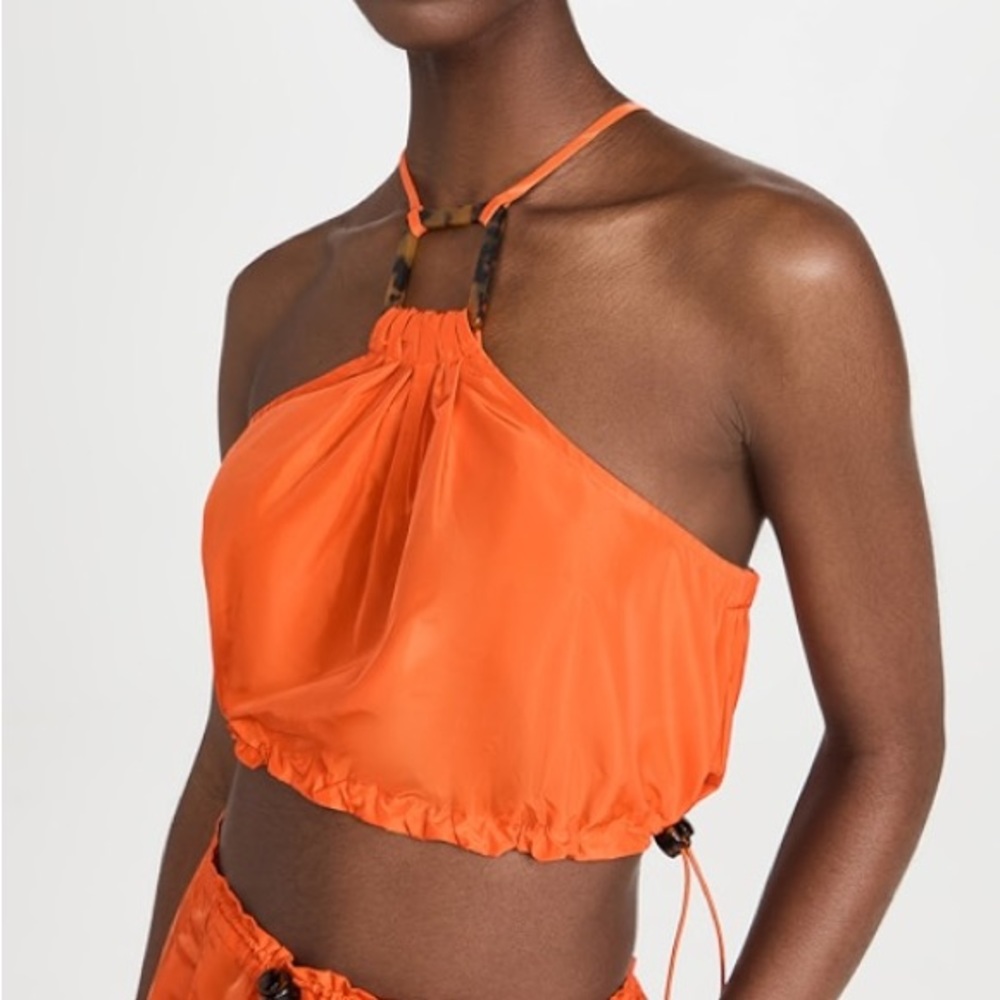 STAUD oleandri crop top